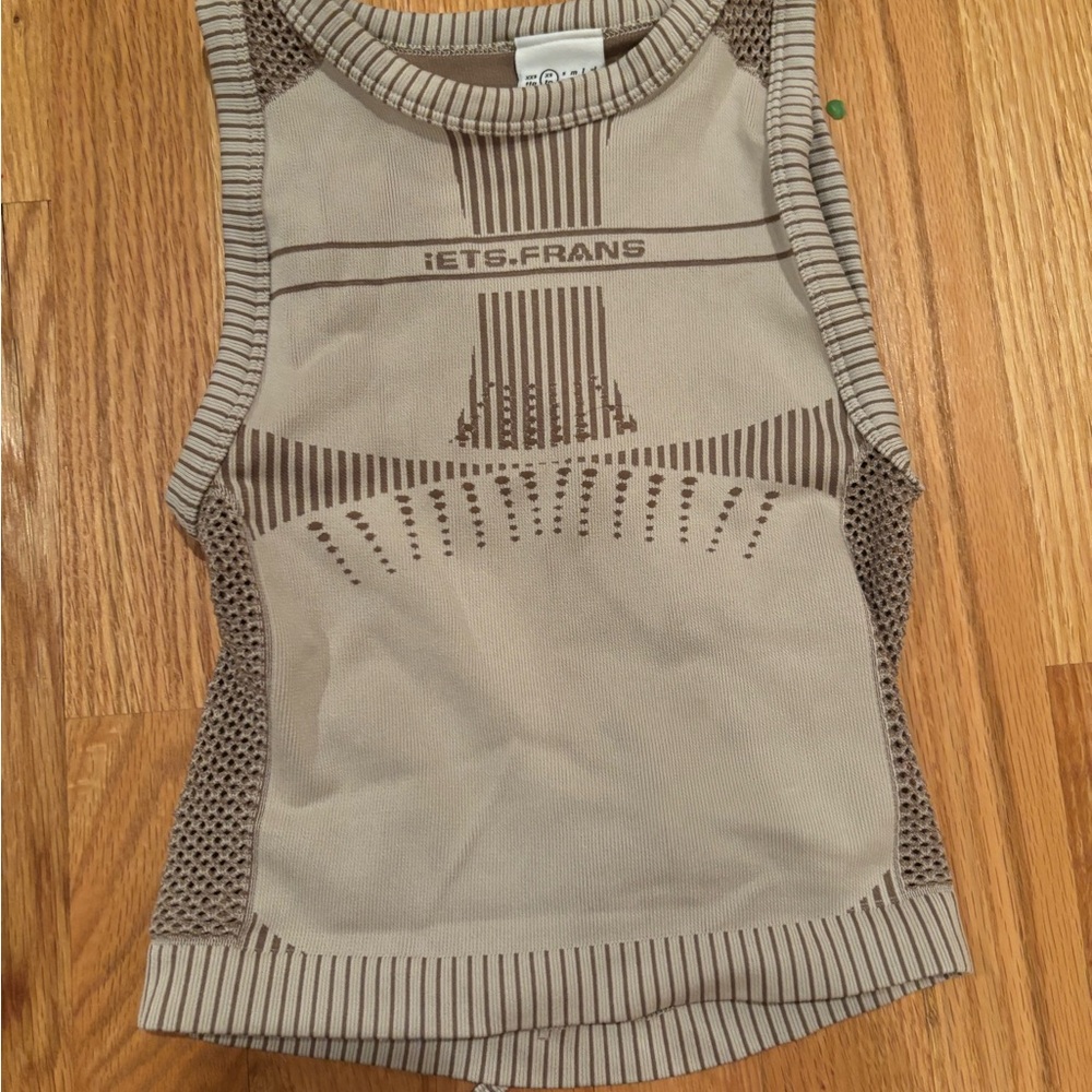 Urban Outfitters Beige and Brown Tank Top